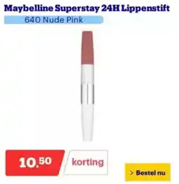 Bol.com Maybelline Superstay 24H Lippenstift aanbieding