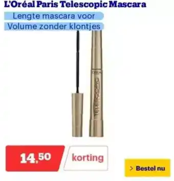 Bol.com L'Oréal Paris Telescopic Mascara aanbieding