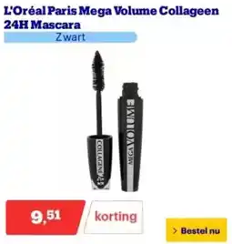 Bol.com L'Oréal Paris Mega Volume Collageen 24H Mascara aanbieding