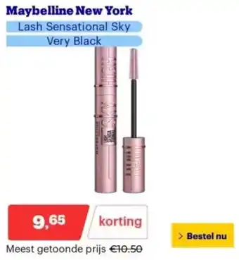 Bol.com Maybelline New York aanbieding