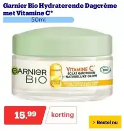 Bol.com Garnier Bio Hydraterende Dagcrème met Vitamine C aanbieding