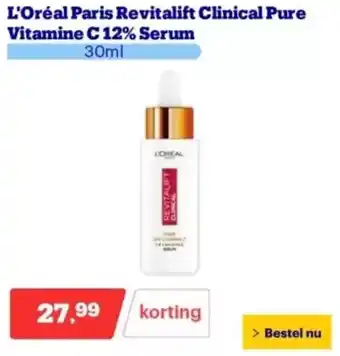 Bol.com L'Oréal Paris Revitalift Clinical Pure Vitamine C 12% Serum aanbieding