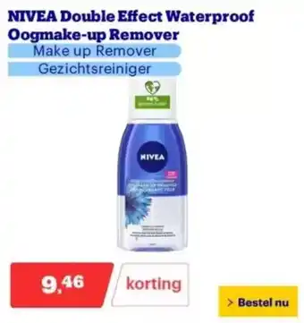 Bol.com Nivea Double Effect Waterproof Oogmake up Remover aanbieding