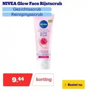 Bol.com Nivea Glow Face Rijstscrub aanbieding