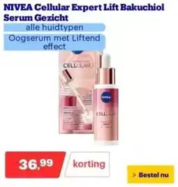 Bol.com Nivea Cellular Expert Lift Bakuchiol Serum Gezicht aanbieding