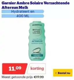 Bol.com Garnier Ambre Solaire Verzachtende Aftersun Melk aanbieding