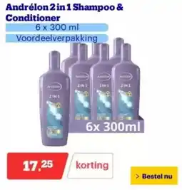 Bol.com Andrélon 2 in 1 Shampoo & Conditioner aanbieding