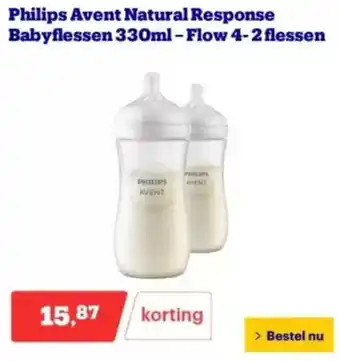 Bol.com Philips Avent Natural Response Babyflessen aanbieding