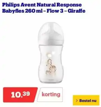 Bol.com Philips Avent Natural Response Babyfles aanbieding