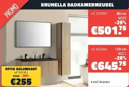 Bouwcenter Frans Vlaeminck Brunella Badkamermeubel aanbieding