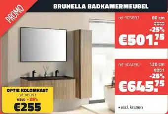 Bouwcenter Frans Vlaeminck Brunella Badkamermeubel aanbieding