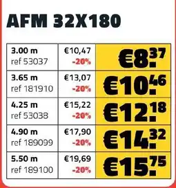 Bouwcenter Frans Vlaeminck Douglas valiezen aanbieding