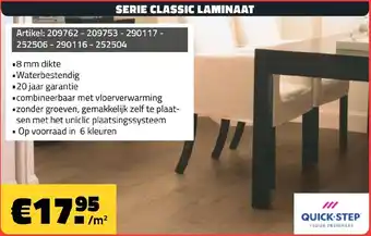 Bouwcenter Frans Vlaeminck Serie classic laminaat aanbieding