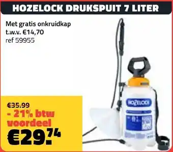 Bouwcenter Frans Vlaeminck Hozelock drukspuit 7 liter aanbieding