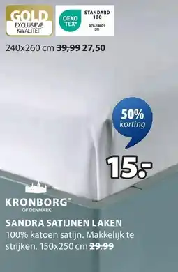 Jysk SANDRA SATIJNEN LAKEN aanbieding