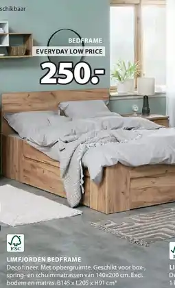 Jysk LIMFJORDEN BEDFRAME aanbieding