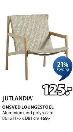 Jysk ONSVED LOUNGESTOEL aanbieding