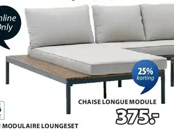 Jysk CHAISE LONGUE MODULE aanbieding