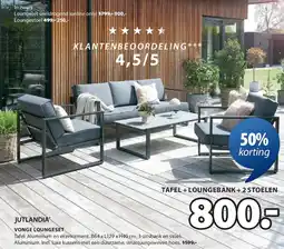 Jysk VONGE LOUNGESET aanbieding