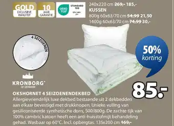 Jysk OKSHORNET 4 SEIZOENENDEKBED aanbieding