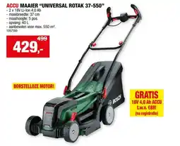 Hubo ACCU MAAIER UNIVERSAL ROTAK 37-550 aanbieding