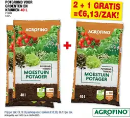 Hubo POTGROND VOOR GROENTEN EN KRUIDEN 40 L aanbieding