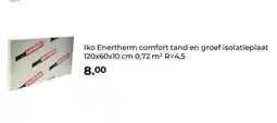 GAMMA Iko Enertherm comfort tand en groef isolatieplaat 120x60x10 cm 0,72 m² R=4,5 aanbieding