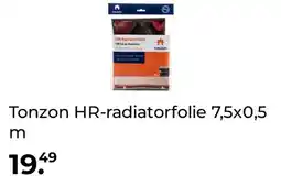 GAMMA Tonzon HR-radiatorfolie 7,5x0,5 m aanbieding