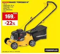 Hubo BENZINEMAAIER POWEG60219 aanbieding