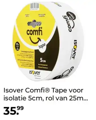 GAMMA Isover ComfiⓇ Tape voor isolatie 5cm, rol van 25m aanbieding