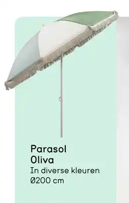 Leen Bakker Parasol Oliva aanbieding