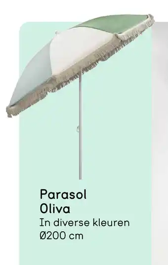 Leen Bakker Parasol Oliva aanbieding