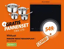 Expert Whirlpool inbouw inductiekookplaat WL S3160 BF aanbieding