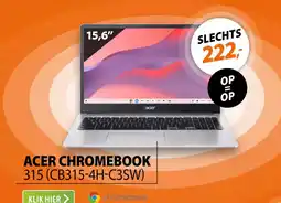 Expert Acer chromebook 315 CB315-4H-C3SW aanbieding