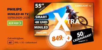 Expert Philips ambilight 4K TV 55PML9009 2024 aanbieding