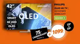 Expert Philips OLED 4K TV 420LED809 ambilight aanbieding