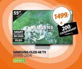 Expert Samsung OLED 4K TV 55S93D 2024 aanbieding