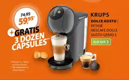 Expert Krups dolce gusto KP243B nescafé dolce gusto genio S aanbieding