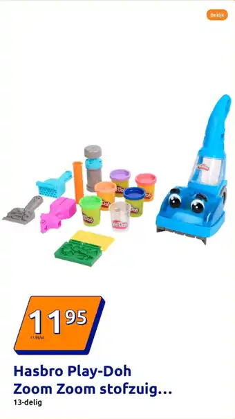 Action Hasbro play doh zoom zoom stofzuig aanbieding