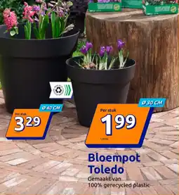 Action Bloempot toledo aanbieding