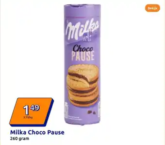 Action Milka choco pause aanbieding