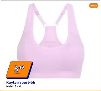 Action Kaytan sport BH aanbieding