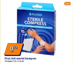 Action First aid steriel kompres aanbieding