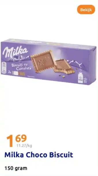 Action Milka choco biscuit aanbieding