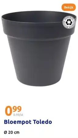 Action Bloempot toledo aanbieding