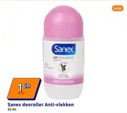 Action Sanex deoroller anti vlekken aanbieding