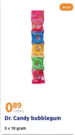 Action Dr. Candy bubblegum aanbieding