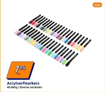 Action Acrylverfmarkers aanbieding