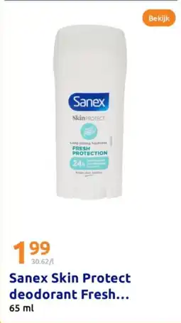 Action Sanex skin protect deodorant fresh aanbieding