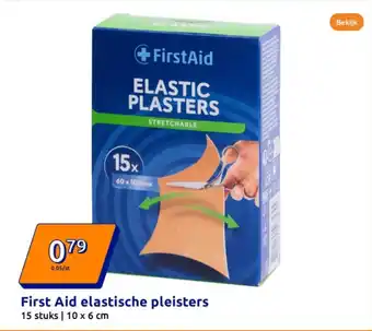 Action First aid elastische pleisters aanbieding